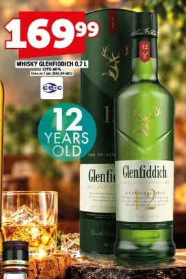 Whisky Glenfiddich 12YO promocja w TOPAZ