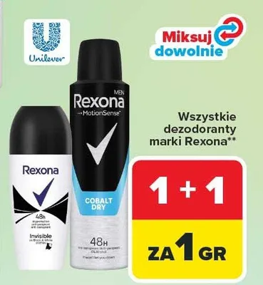 Dezodorant promocja w Carrefour Market