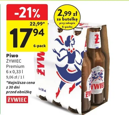 Piwo Premium promocja w Intermarche