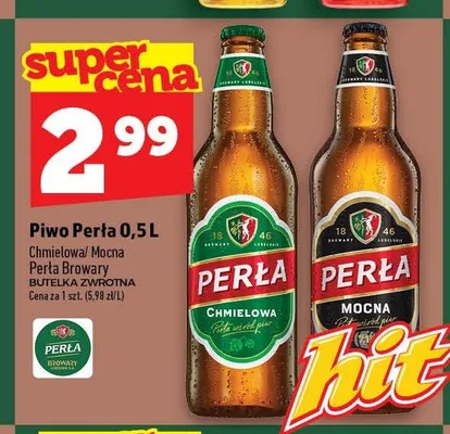 Piwo Perła Chmielowa promocja w TOPAZ
