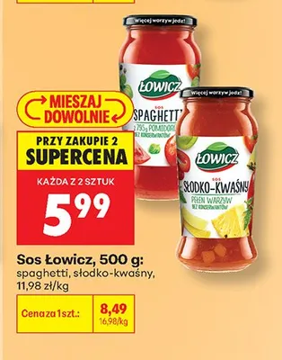 Sos Łowicz słodko-kwaśny promocja w Biedronka