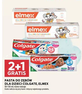 Pasta do zębów dla dzieci promocja w Stokrotka