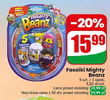 Fasolki Mighty Beanz promocja w Dino
