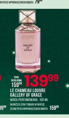 Woda perfumowana Le Chameau Louvre Gallery Of Grace promocja w Drogerie Natura