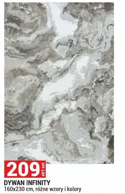 Dywan Infinity 160x230cm promocja w Merkury Market