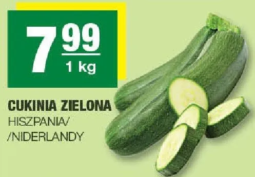 Cukinia zielona promocja w SPAR