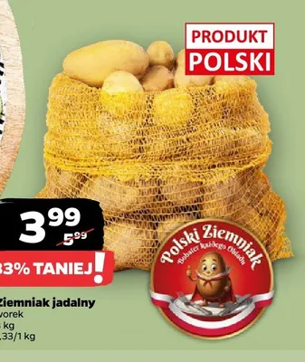 Ziemniak jadalny polski promocja w Netto