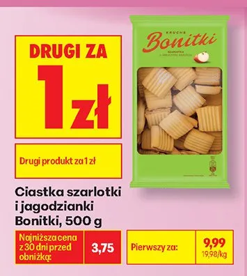 Ciastka szarlotki Bonitki promocja w Biedronka