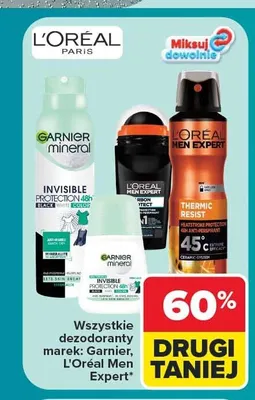 Dezodorant floral touch Garnier mineral invisible protection promocja w Carrefour Market