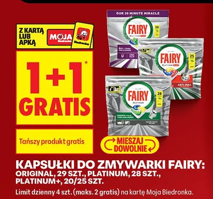 Kapsułki do zmywarki Original promocja w Biedronka