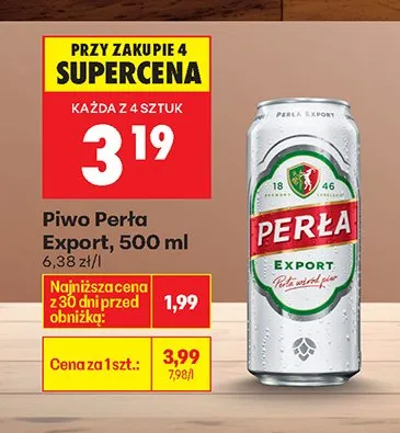 Piwo Export promocja w Biedronka
