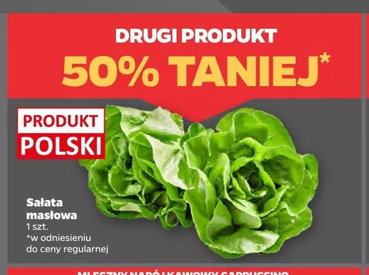 Sałata masłowa polska promocja w Netto