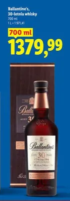 Whisky Ballantine's 30-letnia promocja w Lidl