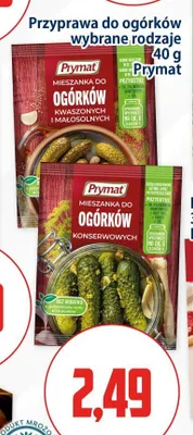 Przyprawa do ogórków konserwowych Prymat promocja w Kupiec