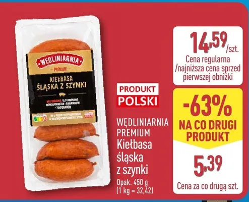 Kiełbasa śląska z szynki promocja w Aldi