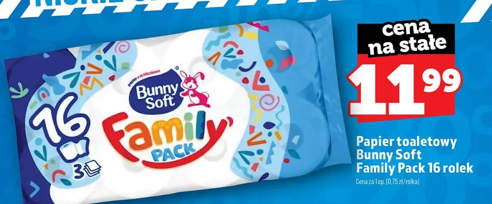 Papier toaletowy Bunny Soft Family Pack promocja w TOPAZ