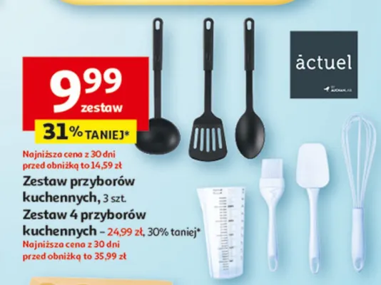 Zestaw przyborów kuchennych promocja w Auchan