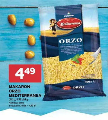 Makaron Orzo Mediterranea promocja w Stokrotka