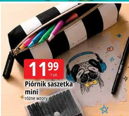 Piórnik saszetka mini Beniamin promocja w Leclerc