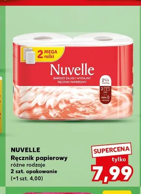 Ręcznik papierowy Nuvelle promocja w Kaufland