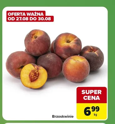 Brzoskwinie promocja w Carrefour Express