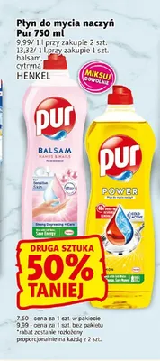 Płyn do mycia naczyń Pur Balsam promocja w Prim Market
