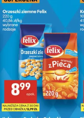 Orzeszki ziemne Felix promocja w Delikatesy Centrum