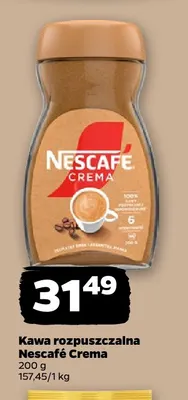 Kawa rozpuszczalna Nescafé Crema promocja w Netto