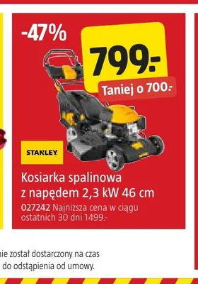 Kosiarka spalinowa Stanley promocja w Jula