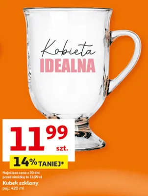 Kubek szklany promocja w Auchan