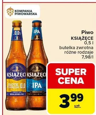 Piwo Złote Pełne 0.0 promocja w Carrefour Market