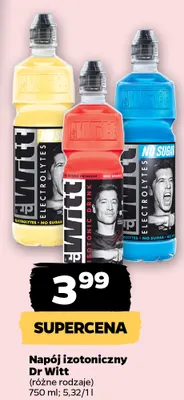 Napój izotoniczny Dr Witt No Sugar promocja w Netto