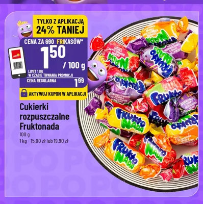 Cukierki rozpuszczalne Fruktonada promocja w POLOmarket