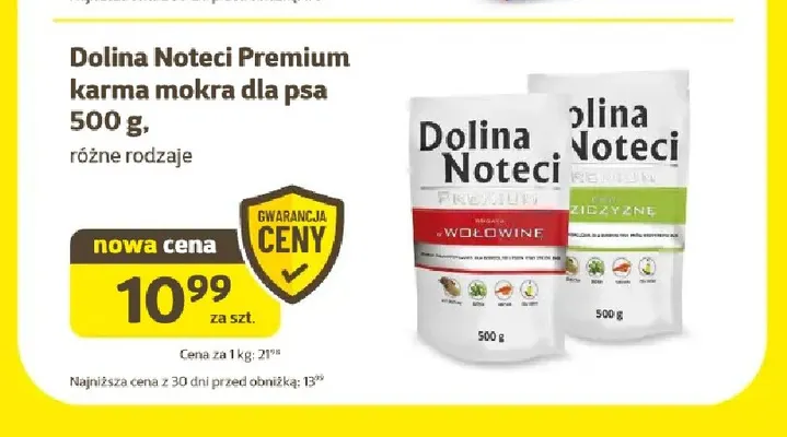 Dolina Noteci Premium karma mokra dla psa bogata w dziczyznę promocja w Super Zoo