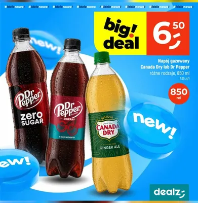 Napój gazowany Dr Pepper Zero Sugar promocja w Dealz