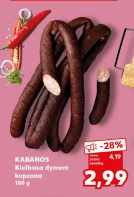 Kiełbasa dymem kopcona promocja w Kaufland