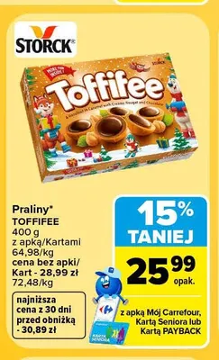 Praliny Toffifee promocja w Carrefour