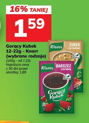 Gorący Kubek żurek z grzankami Knorr promocja w Hitpol