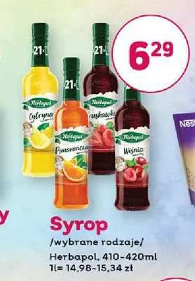 Syrop Herbapol o smaku pomarańczowym promocja w Bliski