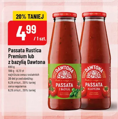Passata Rustica Premium Dawtona promocja w POLOmarket