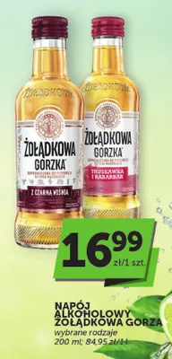 Napój alkoholowy Żołądkowa Gorzka z czarną wiśnią promocja w Euro Sklep