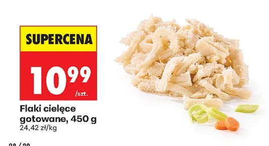 Flaki cielęce gotowane promocja w Biedronka