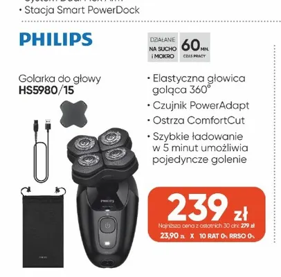 Golarka do głowy Philips HS5980/15 promocja w Max Elektro