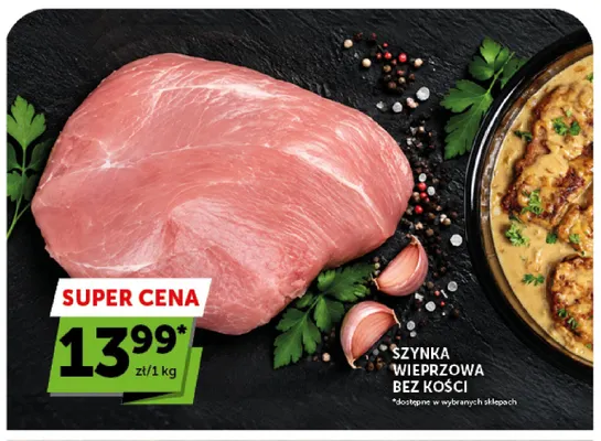 Szynka wieprzowa bez kości promocja w ABC
