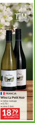Wino La Petit Noir promocja w Makro