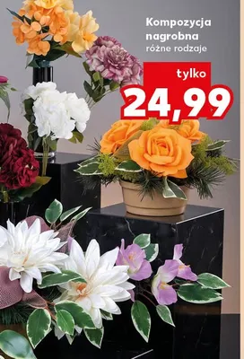 Kompozycja nagrobna promocja w Kaufland