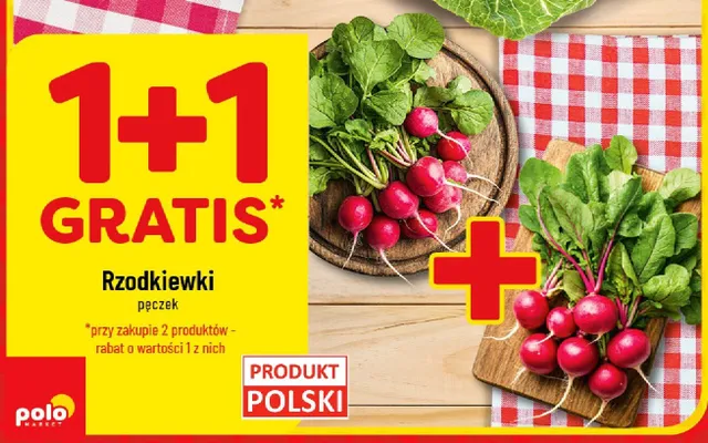 Rzodkiewki polskie promocja w POLOmarket