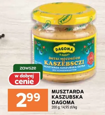 Musztarda kaszubska Dagoma promocja w Stokrotka