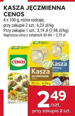 Kasza jęczmienna Cenos promocja w Stokrotka