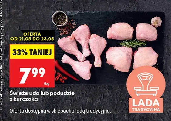 Świeże podudzie z kurczaka promocja w Biedronka